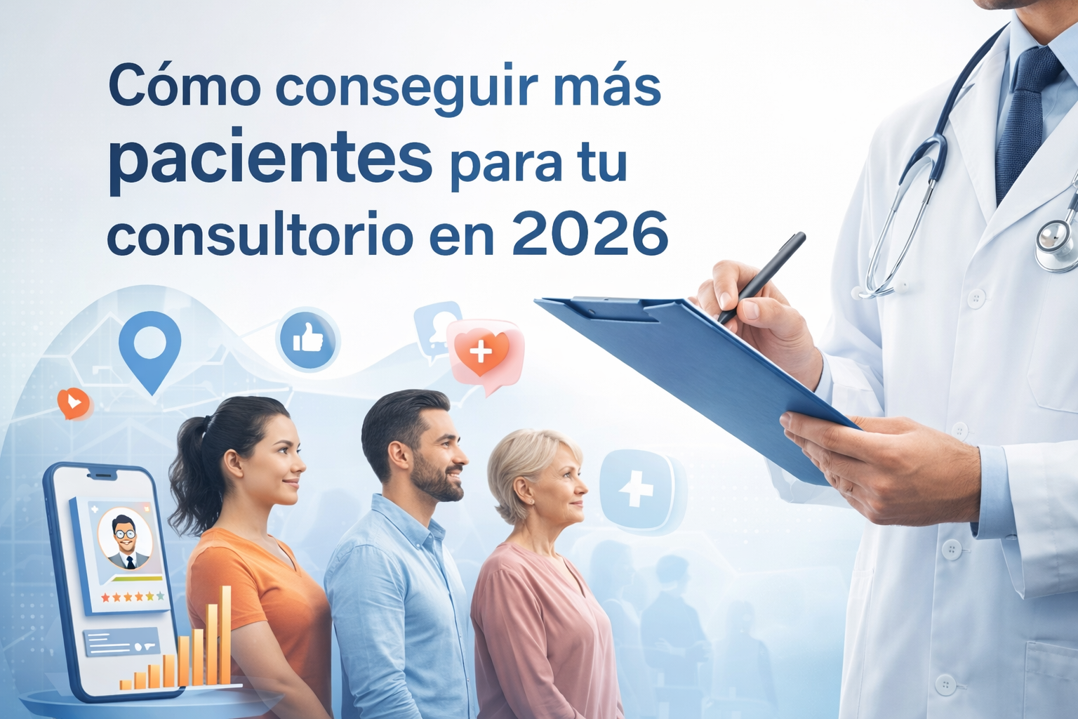Cómo conseguir más pacientes para tu consultorio en 2026