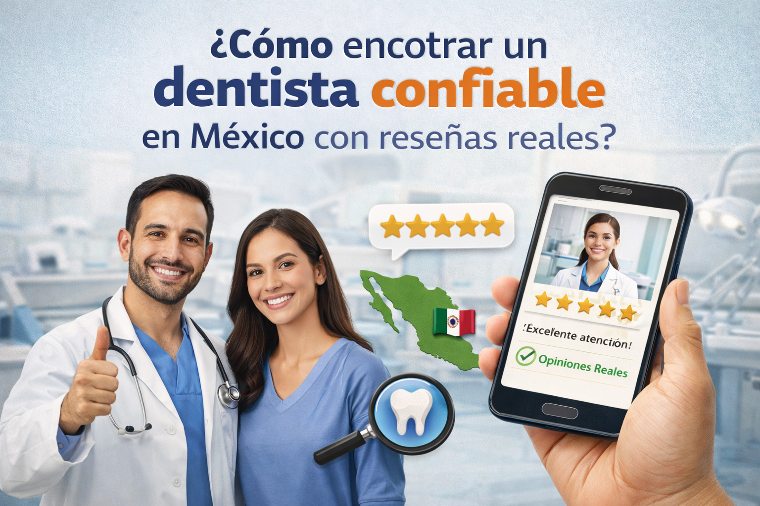 Cómo encontrar un dentista confiable con reseñas reales en México